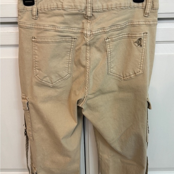 VIP Women's Tan Y2K Jeans Size 7/28. 90s 2000s vibes. - Picture 5 of 5